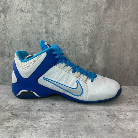 Nike Air Visi Pro 4 Basketball Sneakers 587562-004 Womens sz 9.5 - blue/white - Picture 3 of 7